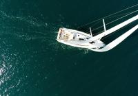 sailing yacht from sky sails